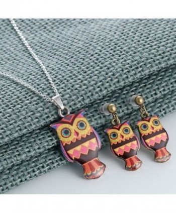 Ethnic Colorful Necklace Earring Jewelry