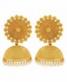 Adwitiya Collection 24K Gold Plated Designer Jhumki Earring for Women - CN12D3KD6O7
