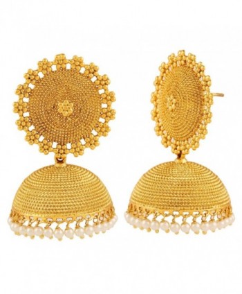 Adwitiya Collection Plated Designer Earring