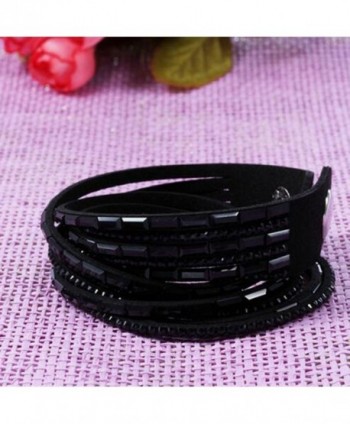 RoseSummer Fashion Wristband Rhinestone Bracelet in Women's Link Bracelets