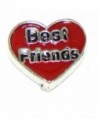Jewelry Monster "Best Friends on Red Heart" for Floating Charm Lockets - CI11V7R49WH