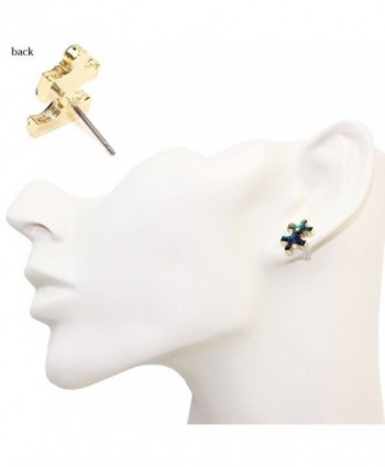 Puzzle Universe Jewelry Earrings gold plated base