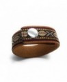 Most Wanted Natural Embroidered Bracelet in Women's Wrap Bracelets