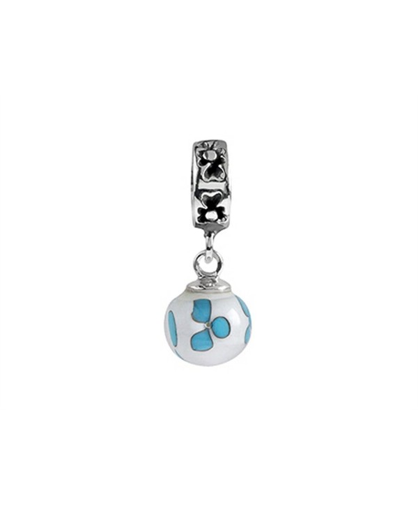 SilveRado Murano Glass Dangle Ball Wind Dance Bead / Charm - CK1166W9F5T