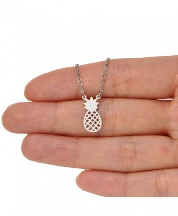 Delicate Pineapple Charm Necklace Costume