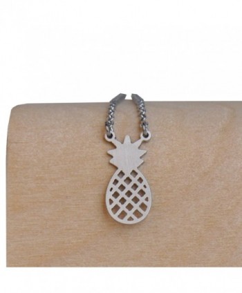 Delicate Pineapple Charm Necklace Costume in Women's Pendants