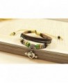 Real Spark Pendant Leather Bracelet in Women's Wrap Bracelets