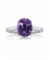 Sterling Silver Amethyst Diamond Available