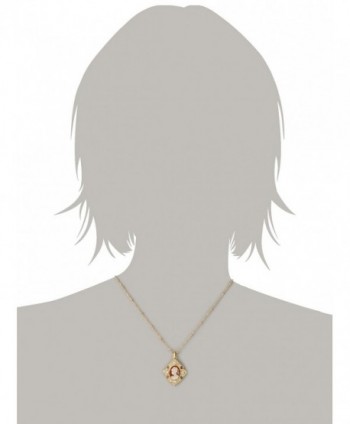 Downton Abbey Gold Tone Crystal Necklace in Women's Pendants