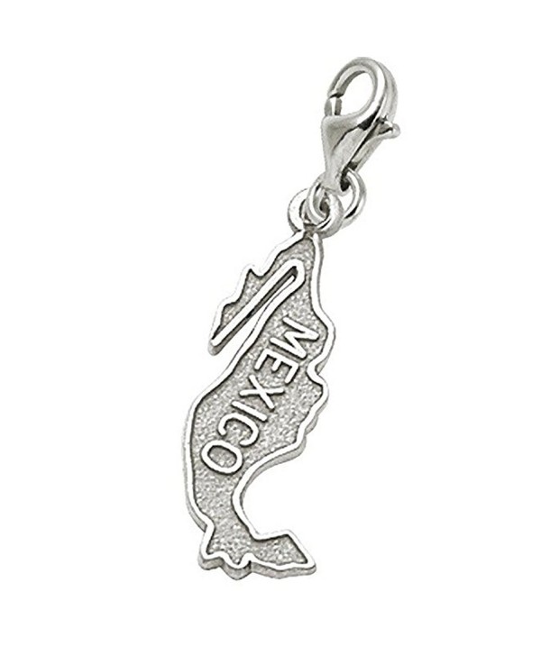 Mexico Charm With Lobster Claw Clasp- Charms for Bracelets and Necklaces - CP184AQZYOO