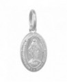 Sterling Silver Miraculous Necklace Virgin in Women's Pendants