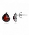 Cherry Amber Sterling Silver Tearop Stud Earrings - CP11UTA73JX