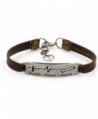 Yiyang Leather Bracelet Engraved Inspirational Message Encourage Jewellery Gifts - CK189SM7954