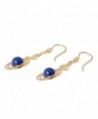 NOVICA Crafted Lazuli Yellow Earrings