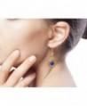 NOVICA Crafted Lazuli Yellow Earrings in Women's Drop & Dangle Earrings