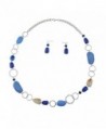 Fashion Cryastl Necklace Earrings NK 10076 royalblue in Women's Jewelry Sets