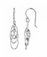 Sterling Silver Triple Dangle Earrings