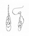 Sterling Silver Triple Dangle Earrings in Women's Drop & Dangle Earrings