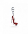 truecharms Red High Heel Shoe Dangle Charm Beads Fits European Charms Bracelets - CY12JFEWI0N