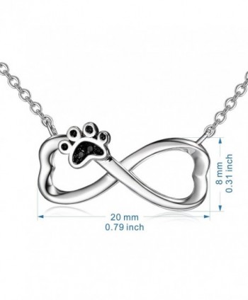 Infinity Necklace Pendant Sterling Jewelry in Women's Pendants