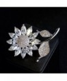 Hanie Sunflower Marquise Zirconia Suitable in Women's Brooches & Pins