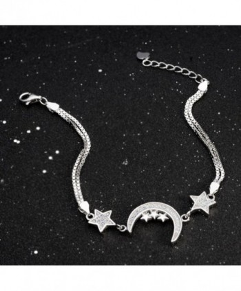 EVER FAITH Sterling Silver Bracelet in Women's Link Bracelets