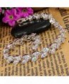 EVER FAITH Silver Tone Wedding Bracelet in Women's Tennis Bracelets