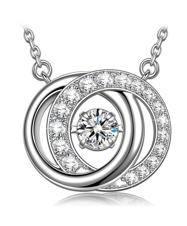 Necklace Sterling Swarovski necklace Birthday - CS1887YAHIY