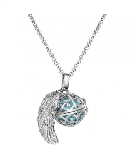 Feather Mexican Pregnancy Necklace Presents - Cyan - CG12IFT4GCR