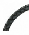 Braided Leather Bracelet Stainless magnetic