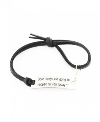 Assorted Different Inspirational Encouragement Bracelet in Women's Wrap Bracelets