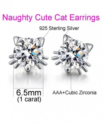 Earrings Naughty Plated Sterling Zirconia