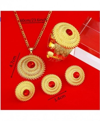 Ethiopian Jewelry Gold Pendant Earring