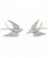 betsey johnson "blue birds" crystal cubic zirconia dove stud earrings - CR185A0TE4T