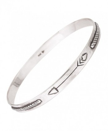 Silpada 'Arrow Dynamic' Sterling Silver Bangle Bracelet- 7.75" - CG12N37F5TN