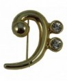 Bass Clef Brooch - CE12NUNOY26