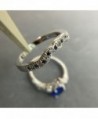 Created Sapphire Wedding Jewelry Plated in Women's Wedding & Engagement Rings