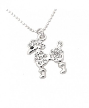 Spinningdaisy Silver Plated Poodle Anklet