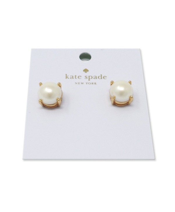 Kate Spade New York Stud Earrings - Cream - CC12HPYAHLL