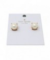 Kate Spade New York Stud Earrings - Cream - CC12HPYAHLL