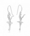 Graceful Ballerina Dancer Sterling Earrings