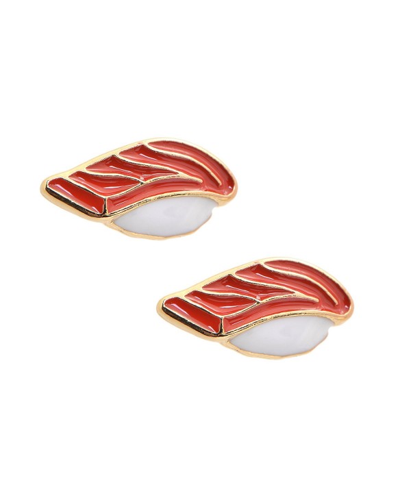 Spinningdaisy Miniature Yummy Sushi Stud Earrings - C812L096ETH