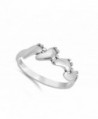 Baby Feet Footprint Sterling Silver in Women's Band Rings