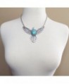 Simulated Turquoise Western Southwestern Necklace