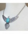 Simulated Turquoise Western Southwestern Necklace in Women's Chain Necklaces