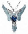 Wiipu Factory sale blue necklace-hot sell eagle shape crystal necklace(C1356) - CP11FDUASJV