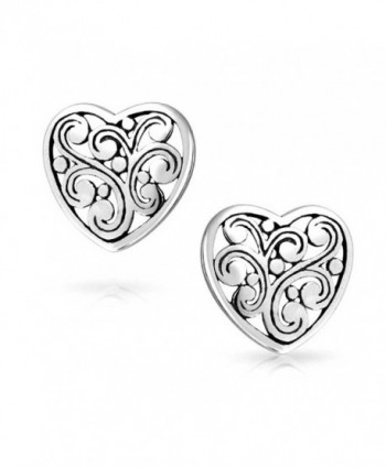 Bling Jewelry Filigree earrings Sterling in Women's Stud Earrings