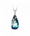 T400 Jewelers Eternity Necklace Swarovski - Blue - CB184SKSESH