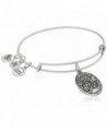 Alex and Ani Because I love you- Mom II Expandable Rafaelian Bracelet - Rafaelian Silver Finish - CA12CLZ57BZ