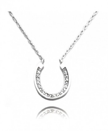 TIONEER Sterling Silver Horseshoe Necklace